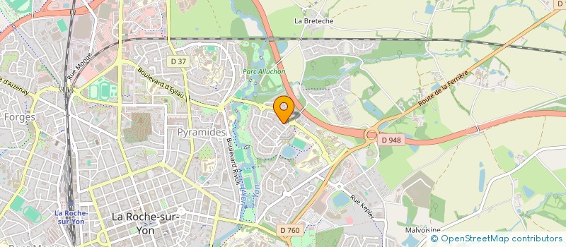 localisation de l'entreprise MONSIEUR NICOLAS CHUPIN à LA ROCHE-SUR-YON