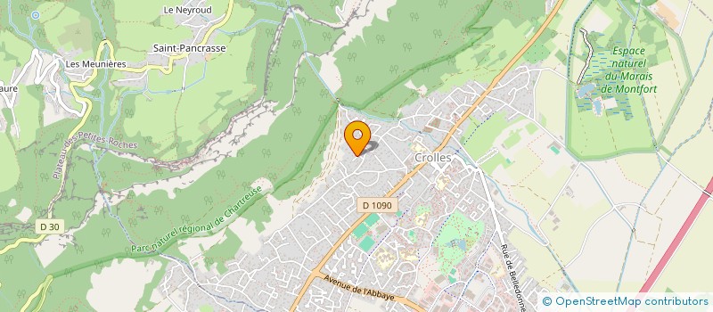 localisation de l'entreprise MONSIEUR NICOLAS CHUPIN  CROLLES