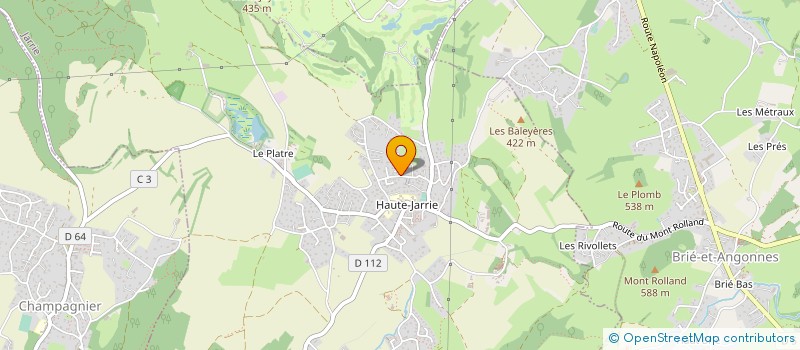 localisation de l'entreprise MONSIEUR NICOLAS CICCHIRILLO à JARRIE