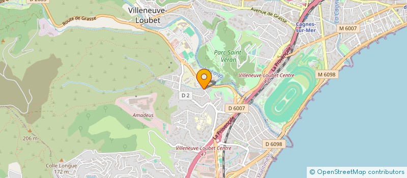 localisation de l'entreprise MONSIEUR NICOLAS CINQUIN à VILLENEUVE-LOUBET