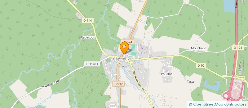 localisation de l'entreprise MONSIEUR NICOLAS CINUS  CAPTIEUX