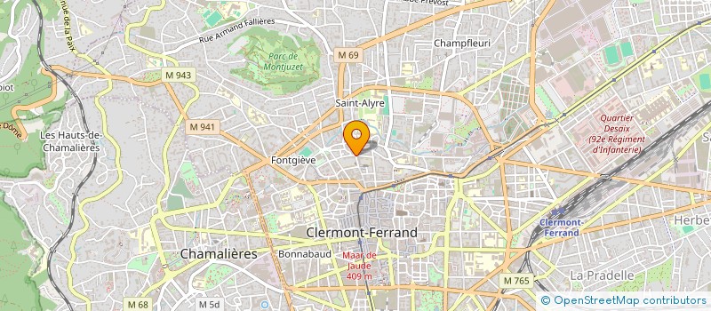 localisation de l'entreprise MONSIEUR NICOLAS CIOINAC  CLERMONT-FERRAND