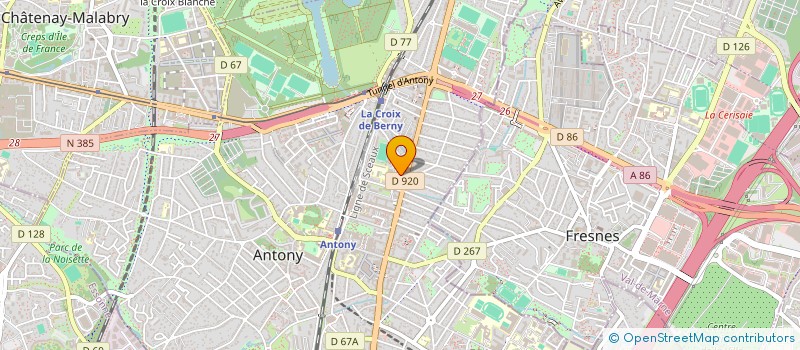 localisation de l'entreprise MONSIEUR NICOLAS CIORNEI à ANTONY