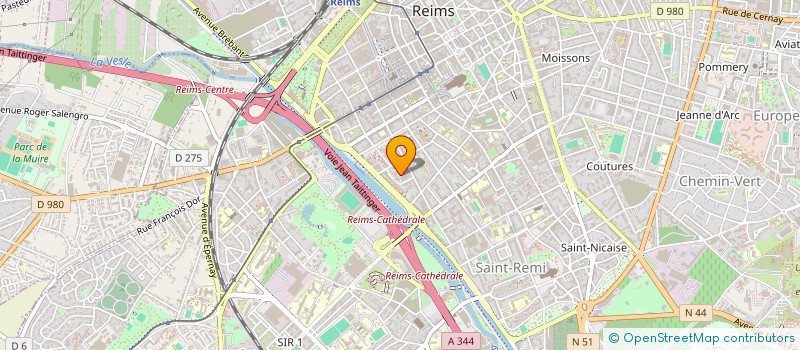 localisation de l'entreprise MONSIEUR NICOLAS CISS  REIMS
