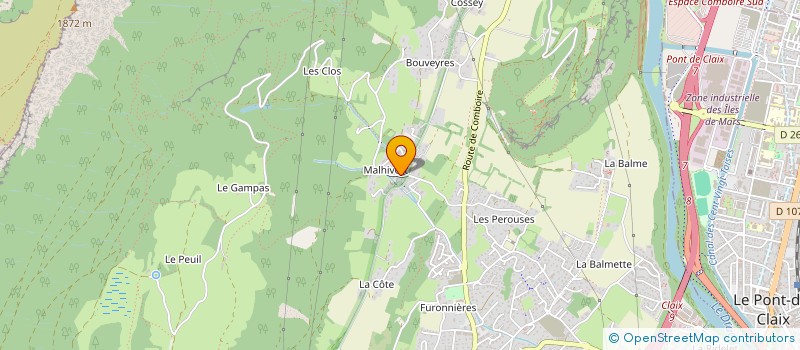 localisation de l'entreprise MONSIEUR NICOLAS CISZYNSKI  CLAIX