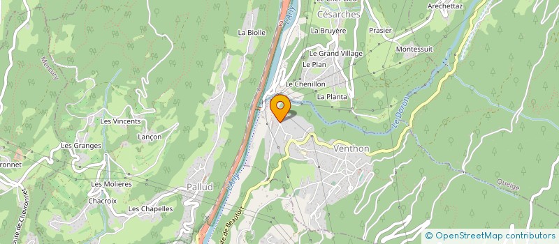 localisation de l'entreprise MONSIEUR NICOLAS CLABAUX  VENTHON