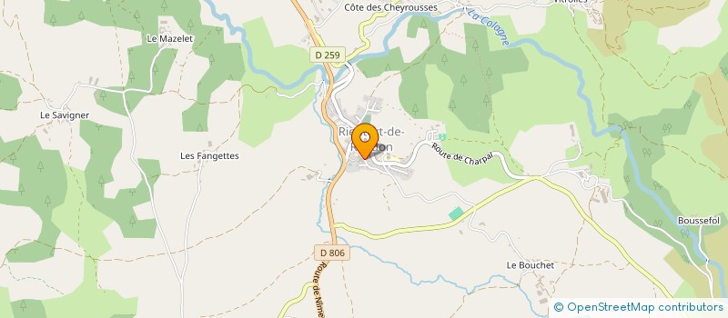 localisation de l'entreprise MONSIEUR NICOLAS CLADEL  MONTS-DE-RANDON