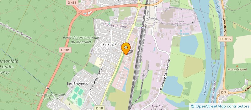 localisation de l'entreprise MONSIEUR NICOLAS CLAIRAY  OISSEL