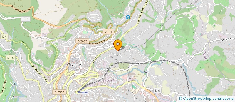 localisation de l'entreprise MONSIEUR NICOLAS CLAIRERGUES  GRASSE