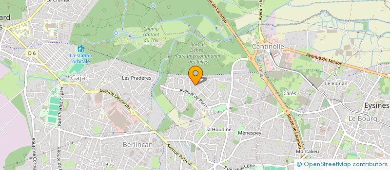 localisation de l'entreprise MONSIEUR NICOLAS CLAUS à LE HAILLAN