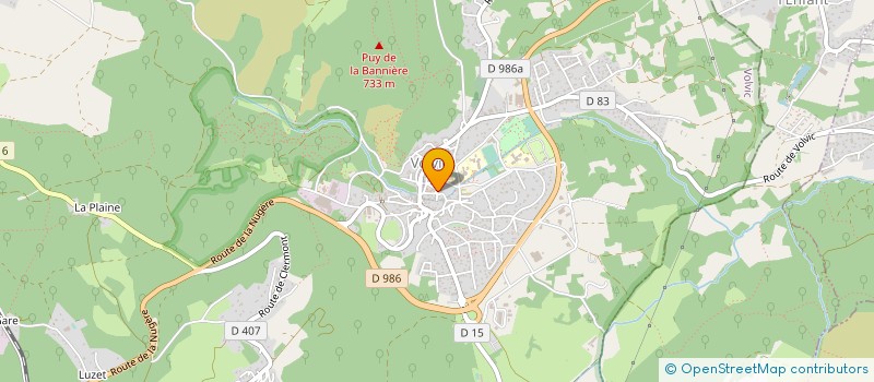 localisation de l'entreprise MONSIEUR NICOLAS CLAYETTE  VOLVIC