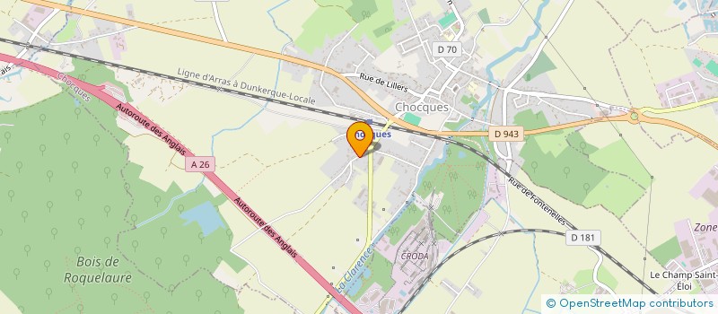 localisation de l'entreprise MONSIEUR NICOLAS CLEMENT  CHOCQUES