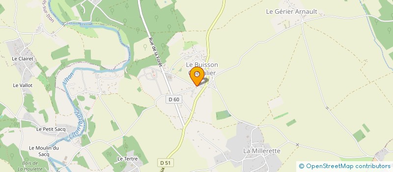 localisation de l'entreprise MONSIEUR NICOLAS CLEMENT  SYLVAINS-LES-MOULINS