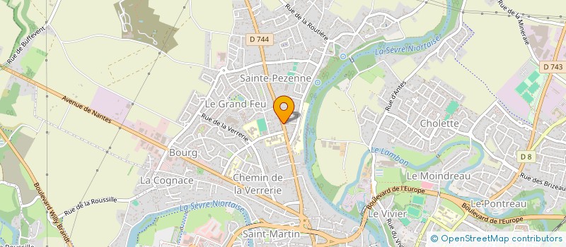 localisation de l'entreprise MONSIEUR NICOLAS CLEMENT à NIORT