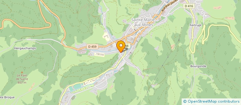 localisation de l'entreprise MONSIEUR NICOLAS CLERC  SAINTE-MARIE-AUX-MINES