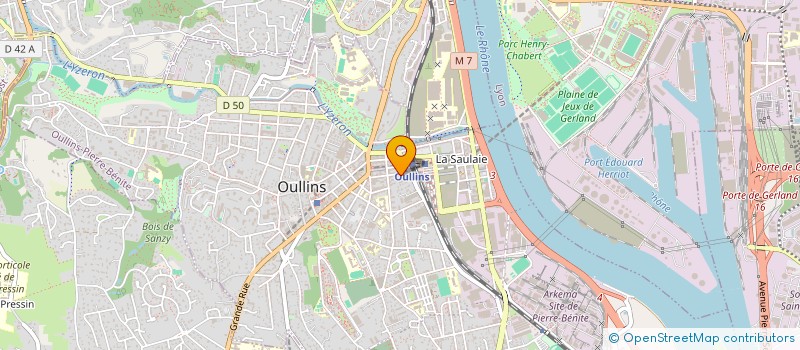 localisation de l'entreprise MONSIEUR NICOLAS CLERC  OULLINS-PIERRE-BENITE