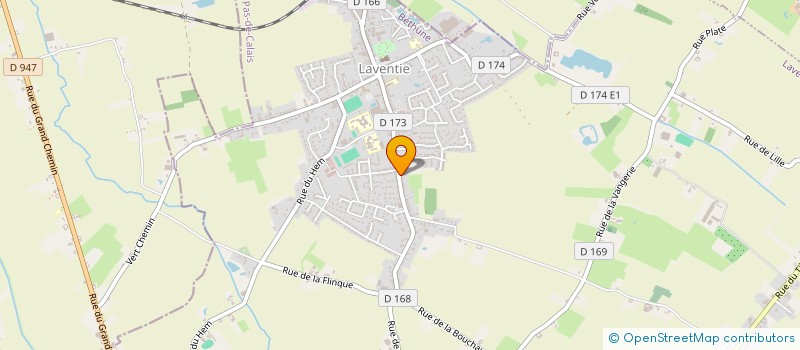 localisation de l'entreprise MONSIEUR NICOLAS CLIQUENNOIS  LAVENTIE