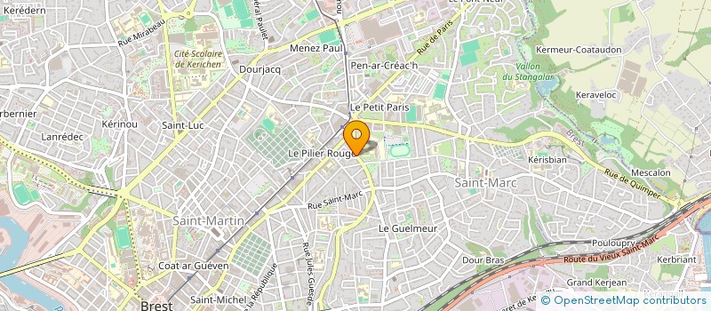 localisation de l'entreprise MONSIEUR NICOLAS CLOAREC--RIOUAT à BREST