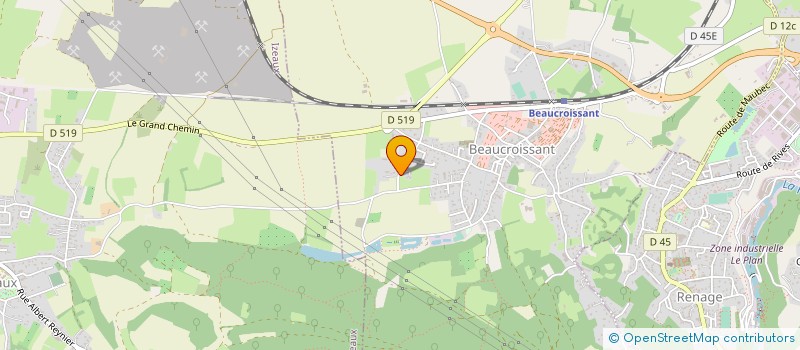 localisation de l'entreprise MONSIEUR NICOLAS CLOR  BEAUCROISSANT