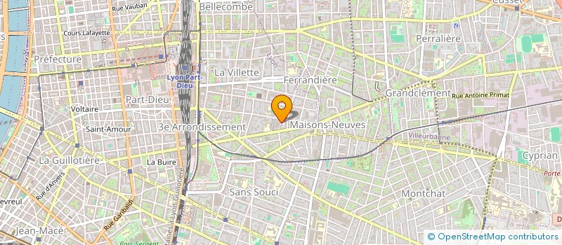 localisation de l'entreprise MONSIEUR NICOLAS CLOUZOT  LYON