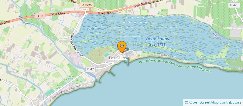 localisation de l'entreprise MONSIEUR NICOLAS COCHET à HYERES