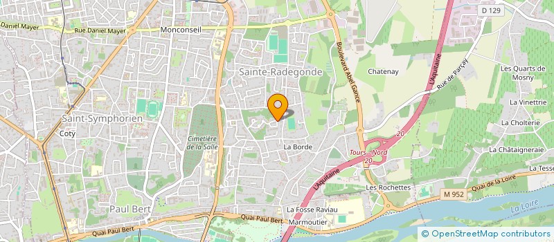 localisation de l'entreprise MONSIEUR NICOLAS COCHONNEAU  TOURS