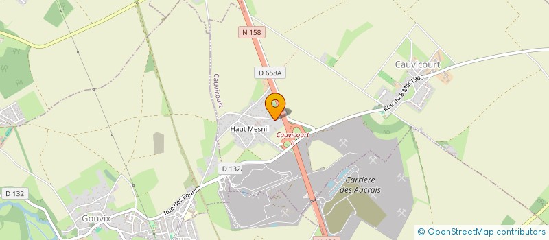 localisation de l'entreprise MONSIEUR NICOLAS COEUR UNI  CAUVICOURT