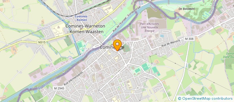 localisation de l'entreprise MONSIEUR NICOLAS COGEZ  COMINES