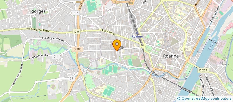 localisation de l'entreprise MONSIEUR NICOLAS COGNET à ROANNE