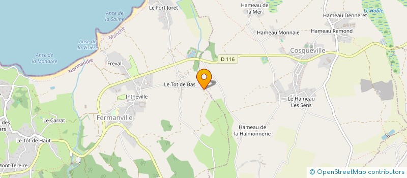 localisation de l'entreprise MONSIEUR NICOLAS COLBECK  TORIGNY-LES-VILLES