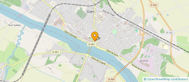 localisation de l'entreprise MONSIEUR NICOLAS COLIN  GIEN