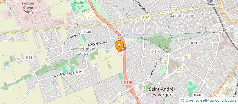 localisation de l'entreprise MONSIEUR NICOLAS COLLET à LA RIVIERE-DE-CORPS