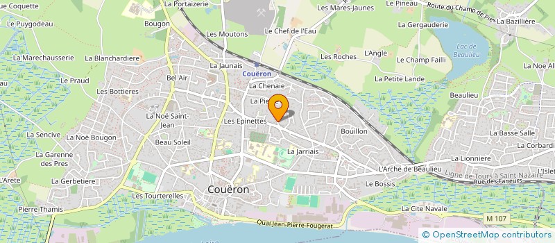 localisation de l'entreprise MONSIEUR NICOLAS COLLET à COUERON