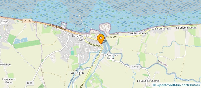 localisation de l'entreprise MONSIEUR NICOLAS COLLIAU  LE VIVIER-SUR-MER