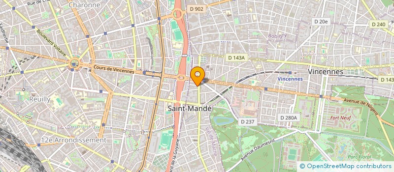 localisation de l'entreprise MONSIEUR NICOLAS COLLIET à SAINT-MANDE