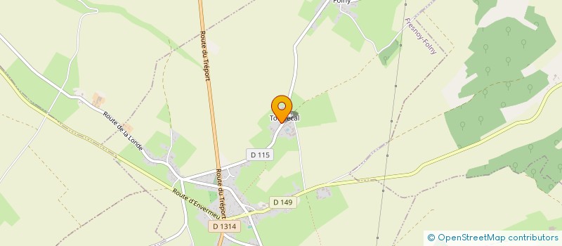 localisation de l'entreprise MONSIEUR NICOLAS COLOMBEL  FRESNOY-FOLNY