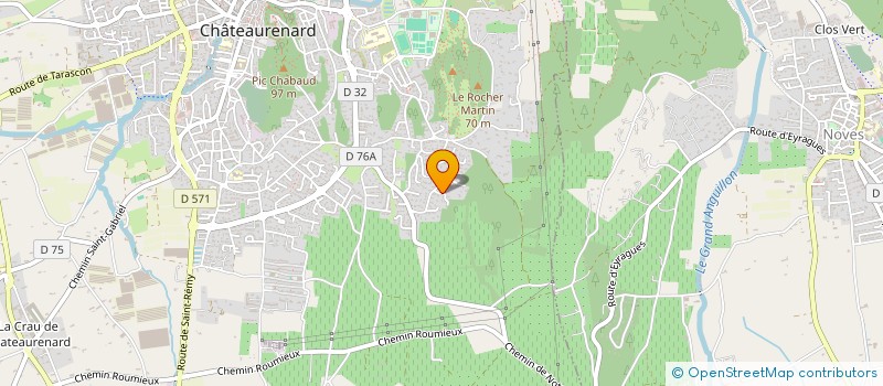 localisation de l'entreprise MONSIEUR NICOLAS COLOMBET  CHATEAURENARD