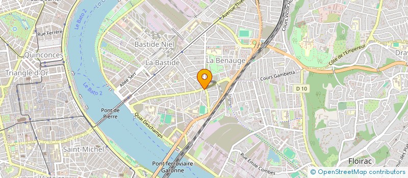 localisation de l'entreprise MONSIEUR NICOLAS COLOMBIER  BORDEAUX