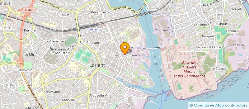 localisation de l'entreprise MONSIEUR NICOLAS COMBE  LORIENT