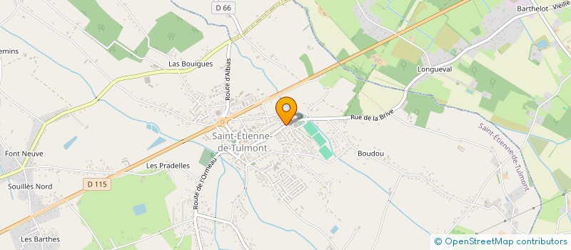 localisation de l'entreprise MONSIEUR NICOLAS COMBES  SAINT-ETIENNE-DE-TULMONT