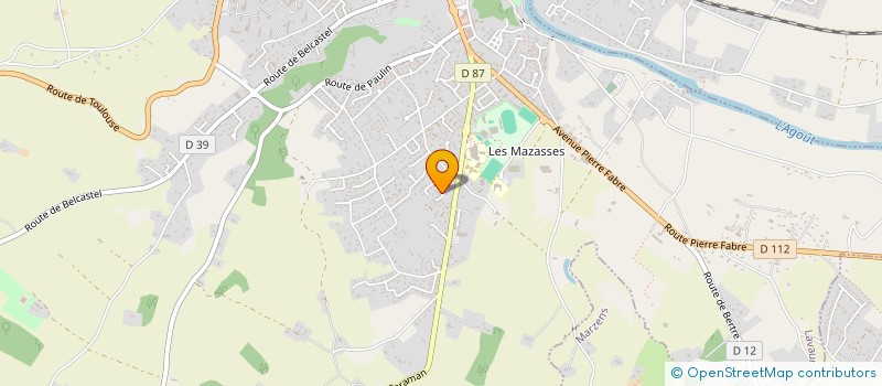 localisation de l'entreprise MONSIEUR NICOLAS COMBES  LAVAUR