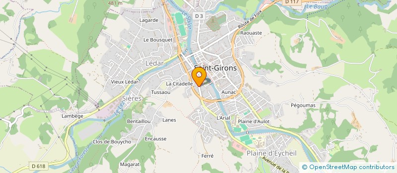 localisation de l'entreprise MONSIEUR NICOLAS COMMECY à SAINT-GIRONS