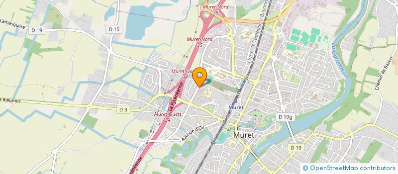 localisation de l'entreprise MONSIEUR NICOLAS COMPTE  MURET