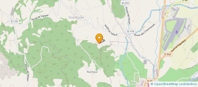 localisation de l'entreprise MONSIEUR NICOLAS COMTE-ROLLAND  FOUILLOUSE