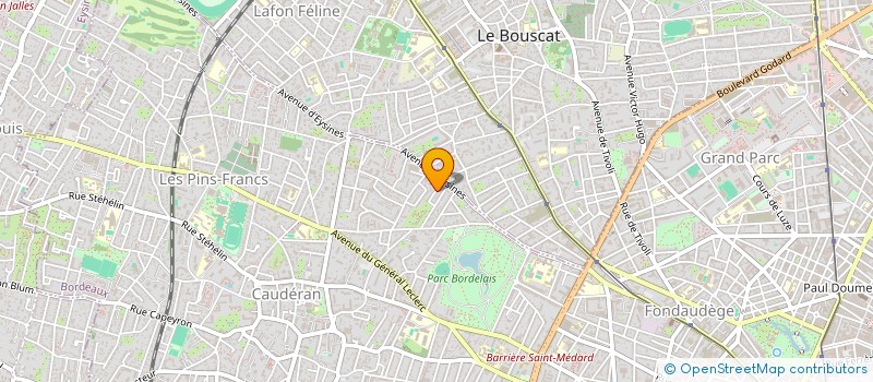 localisation de l'entreprise MONSIEUR NICOLAS CONREUR à BORDEAUX