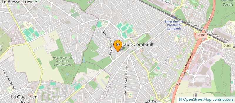 localisation de l'entreprise MONSIEUR NICOLAS CONREUR à PONTAULT-COMBAULT