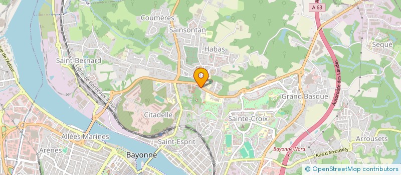 localisation de l'entreprise MONSIEUR NICOLAS CONSIGNEY à BAYONNE