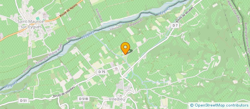 localisation de l'entreprise MONSIEUR NICOLAS CONSTANTIN  VAISON-LA-ROMAINE