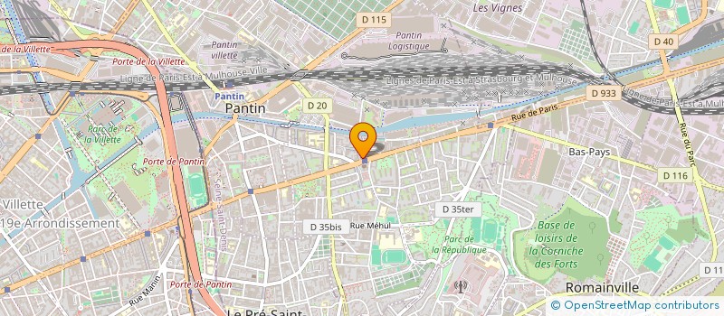 localisation de l'entreprise MONSIEUR NICOLAS CONSTANTIN à PANTIN