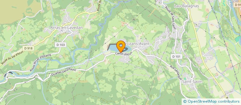 localisation de l'entreprise MONSIEUR NICOLAS CONSTANTIN  ARCIZANS-AVANT